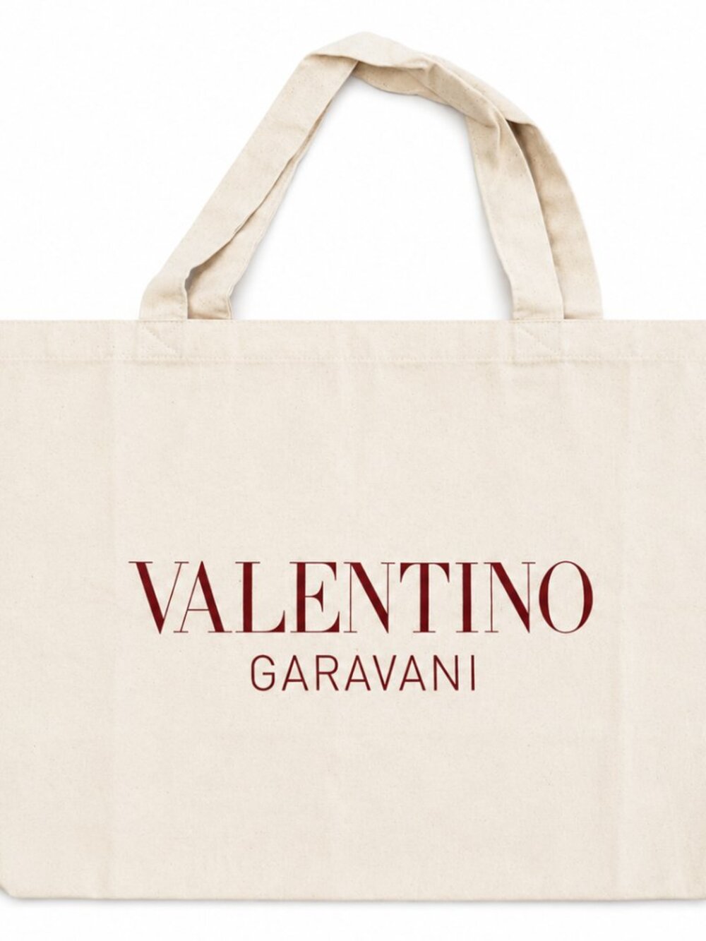 New Valentino Garavani Oversized Cotton Canvas Tote Bag Jumbo XXL - Picture 2 of 3